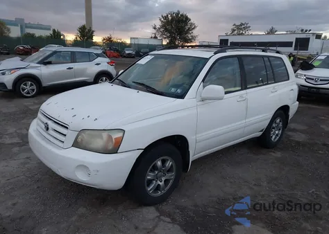 2004 Toyota Highlander V6 from USA, damaged, VIN JTEDP21A040019861